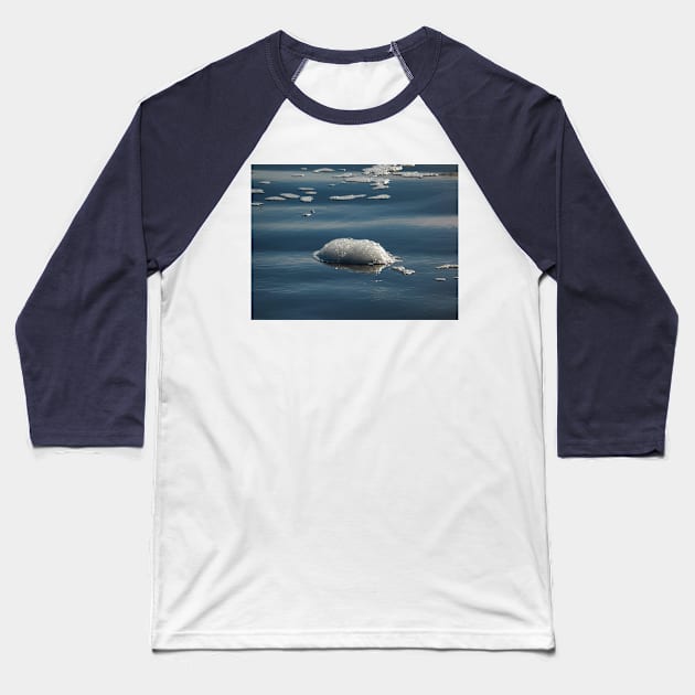 The Splendor of Sea Foam Baseball T-Shirt by PictureNZ